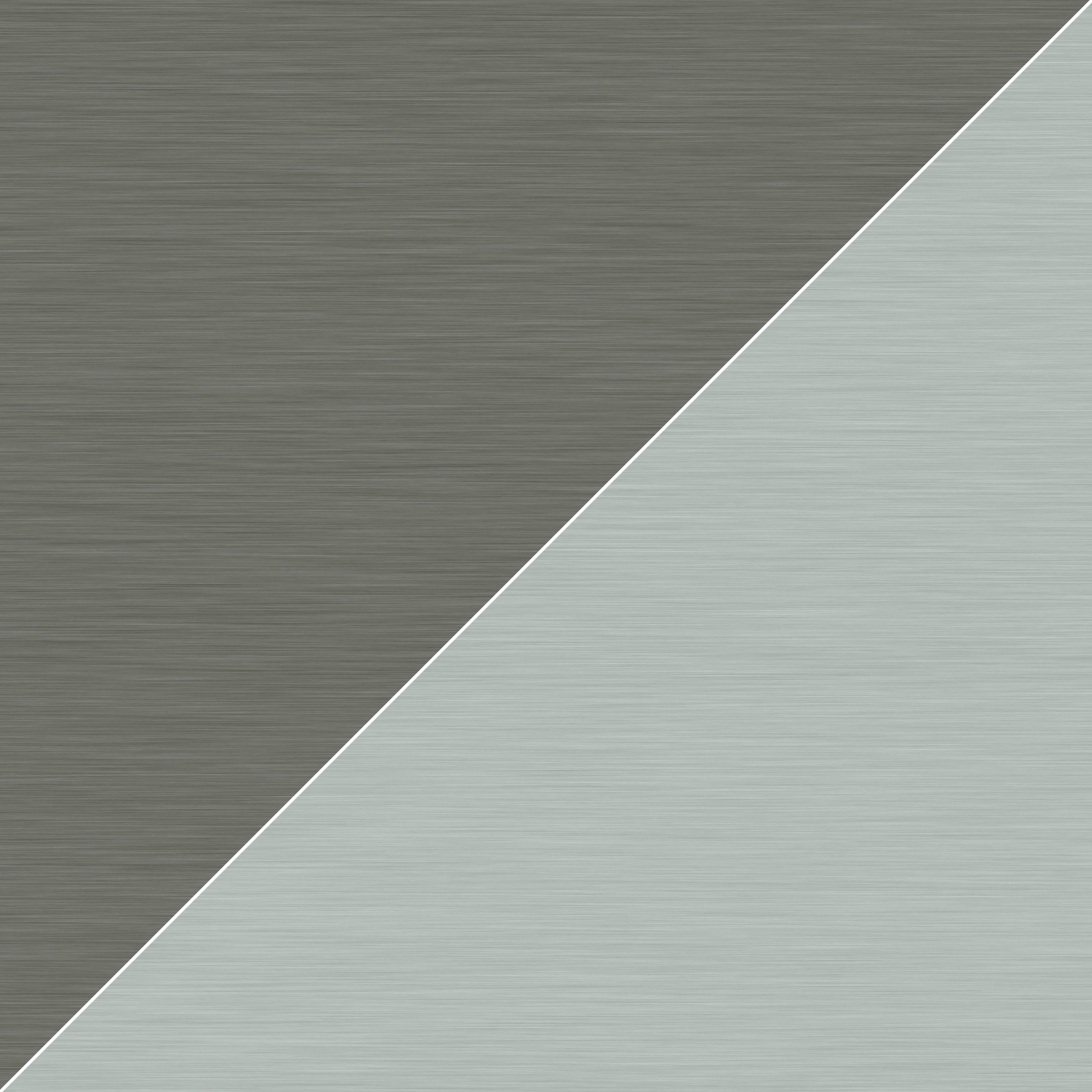 Splashwall Pewter & Silver Metallic Brushed effect Aluminium Splashback, (H)600mm (W)2440mm (T)4mm