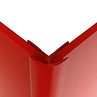 Splashwall Rose Straight Panel external corner joint, (L)2440mm (T)4mm