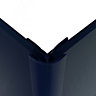 Splashwall Royal blue Straight Panel external corner joint, (L)2440mm (T)4mm