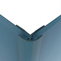 Splashwall Sky Straight Panel external corner joint, (L)2440mm (T)4mm