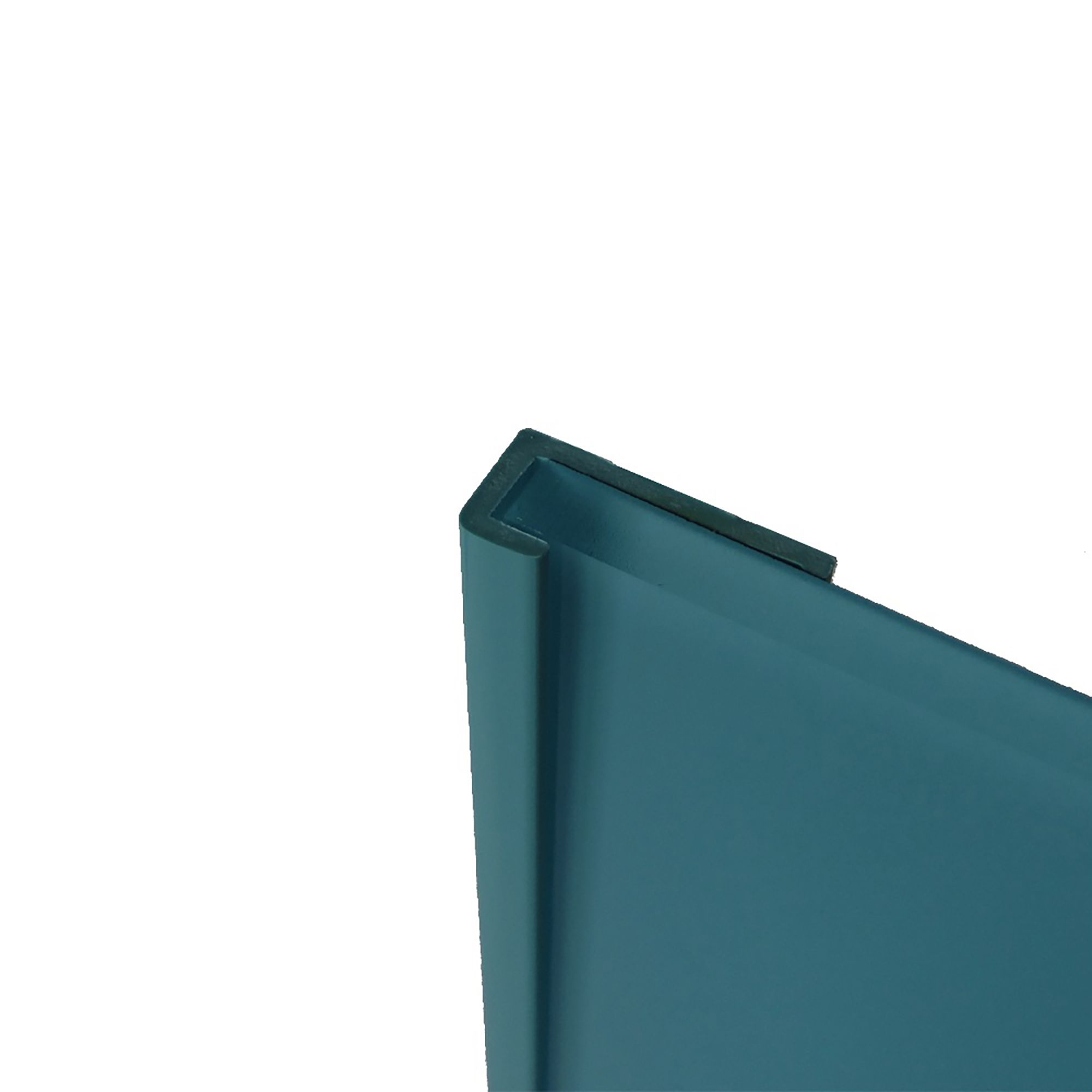 Splashwall Straight Panel end cap (L)2440mm (T)4mm - Sky