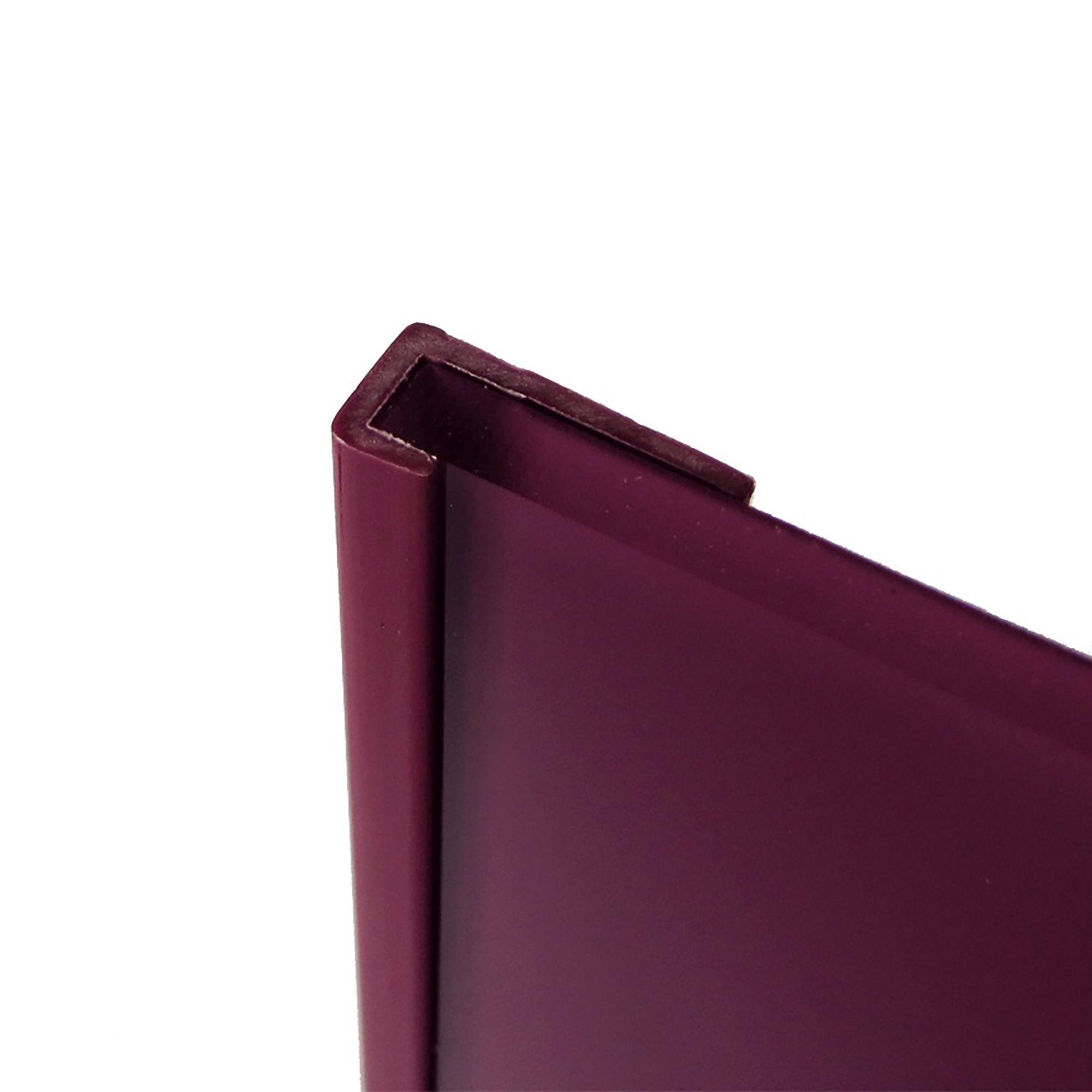 Splashwall Straight Panel end cap (L)2440mm (T)4mm - Violet