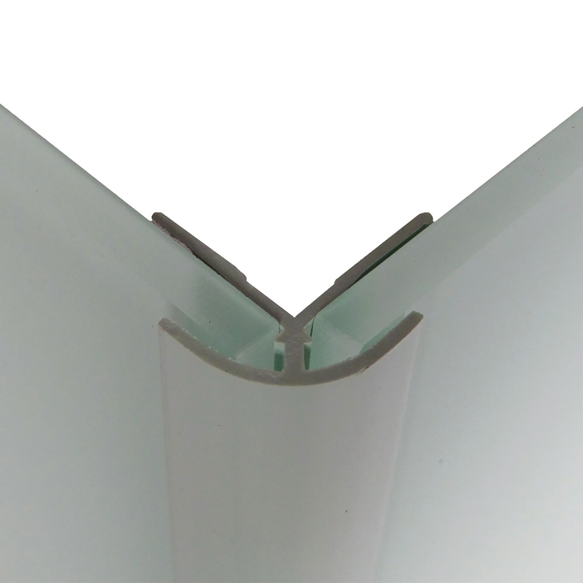Splashwall Straight Panel external corner joint (L)2440mm (T)4mm - Mist