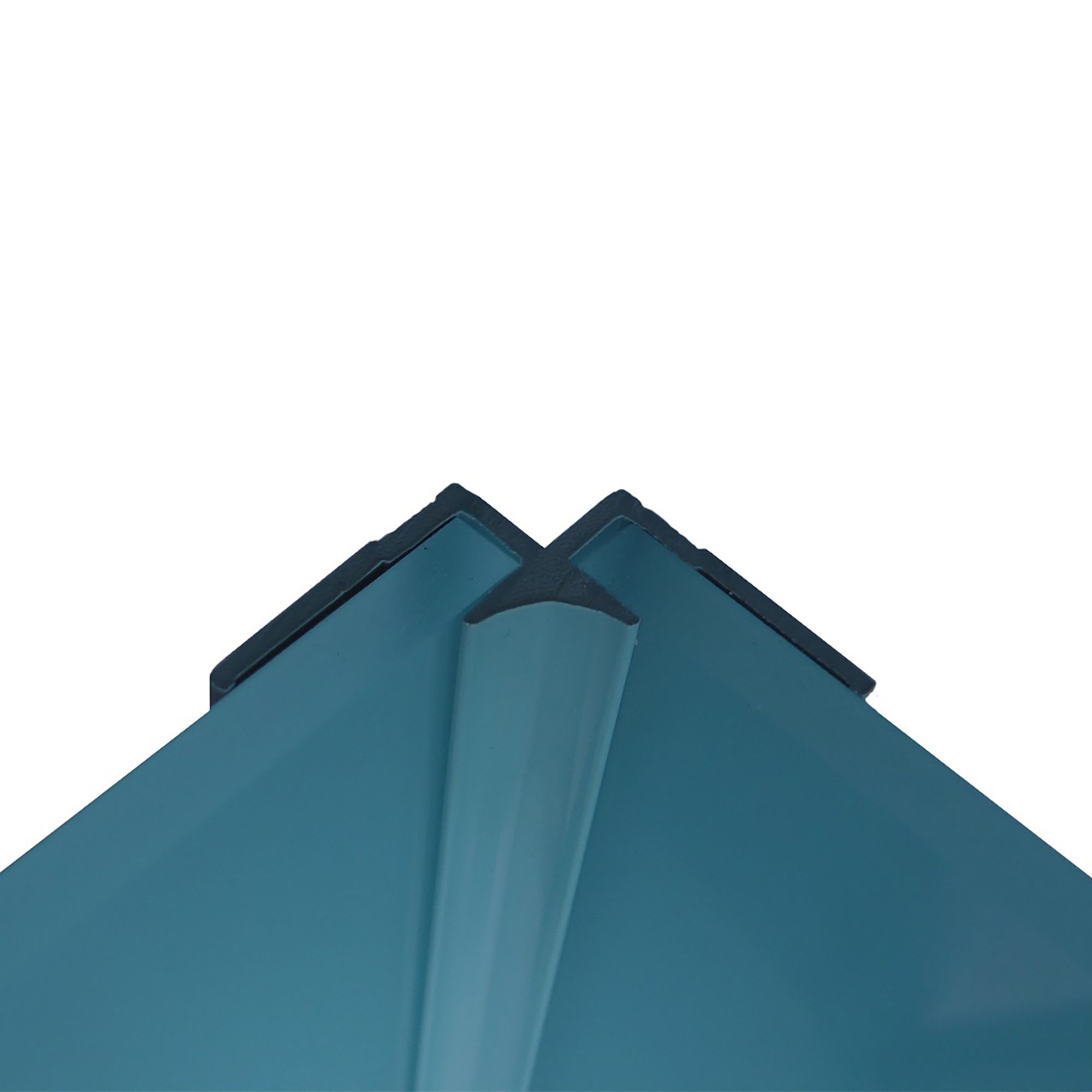 Splashwall Straight Panel internal corner joint (L)2440mm (T)4mm - Sky