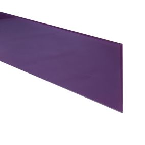 Splashwall Violet Glass Upstand (L)900mm