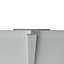 Splashwall White H-shaped Panel straight joint, (L)2440mm (T)4mm
