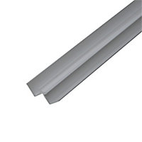 Splashwall White Panel internal corner joint, (L)2420mm