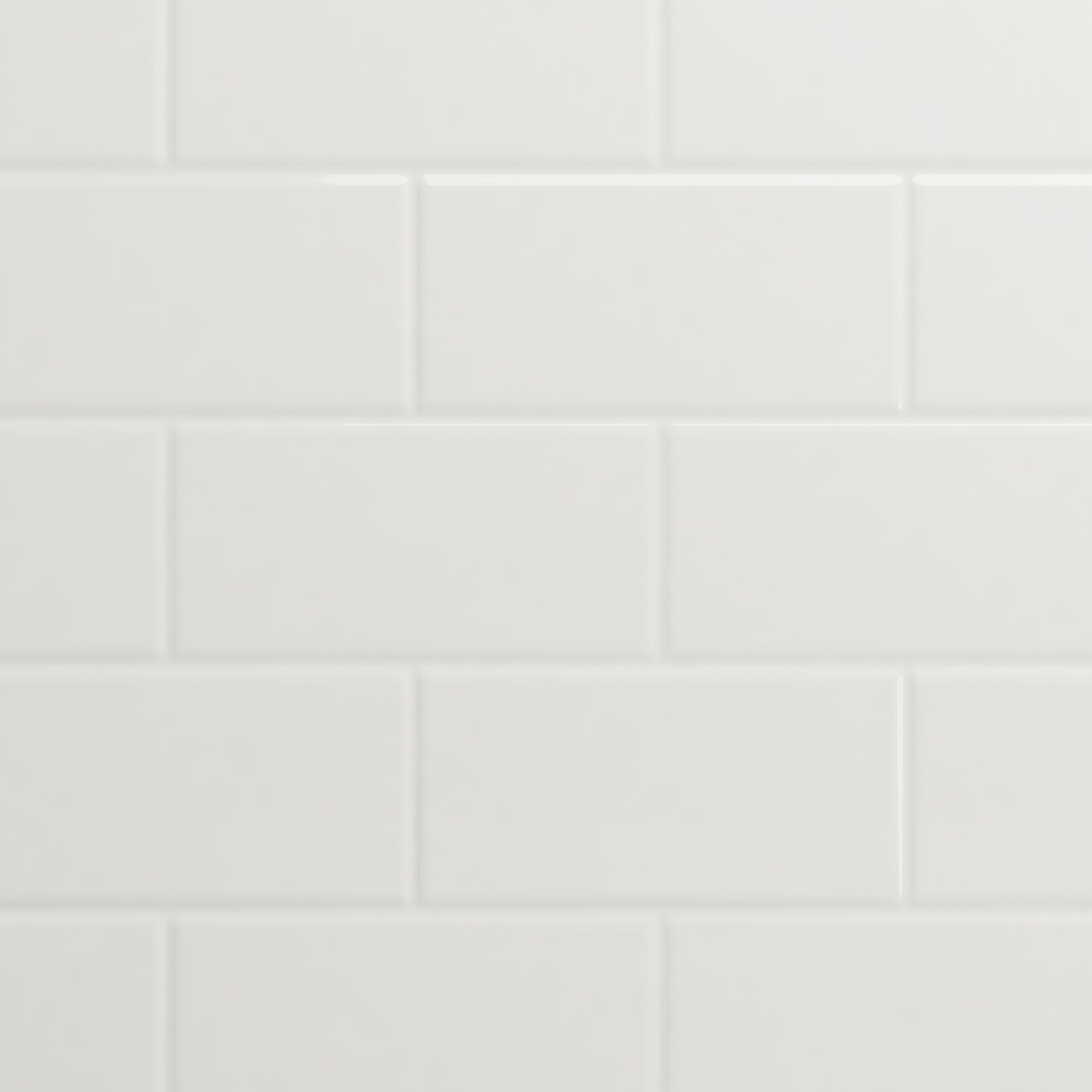 Splashwall White Tile effect 2 panel Composite Bathroom Wall panel kit ...