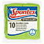 Spontex Microfibre Cloth, Pack of 10