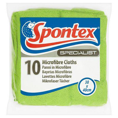 Spontex Microfibre Window Kit - Pack of 2 Cloths