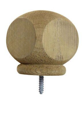 Spruce Authentic Ball top Post cap, (H)90mm (W)76mm
