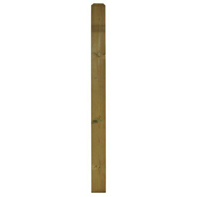 Spruce Modern Deck post (H)1.21m (W)80mm