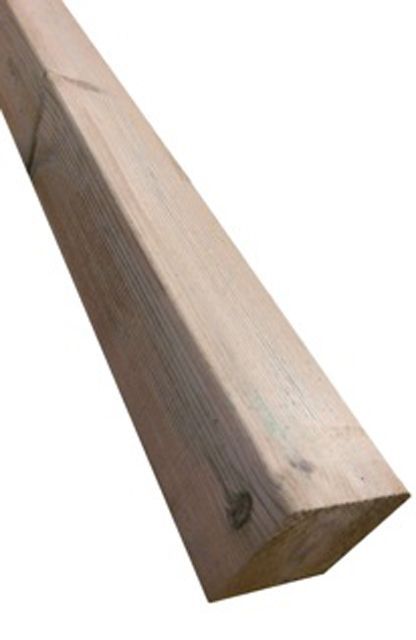 Spruce Pergola Deck post (H)2.4m (W)90mm