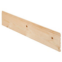 Spruce Tongue & groove Cladding (L)2.4m (W)95mm (T)7.5mm, Pack of 10