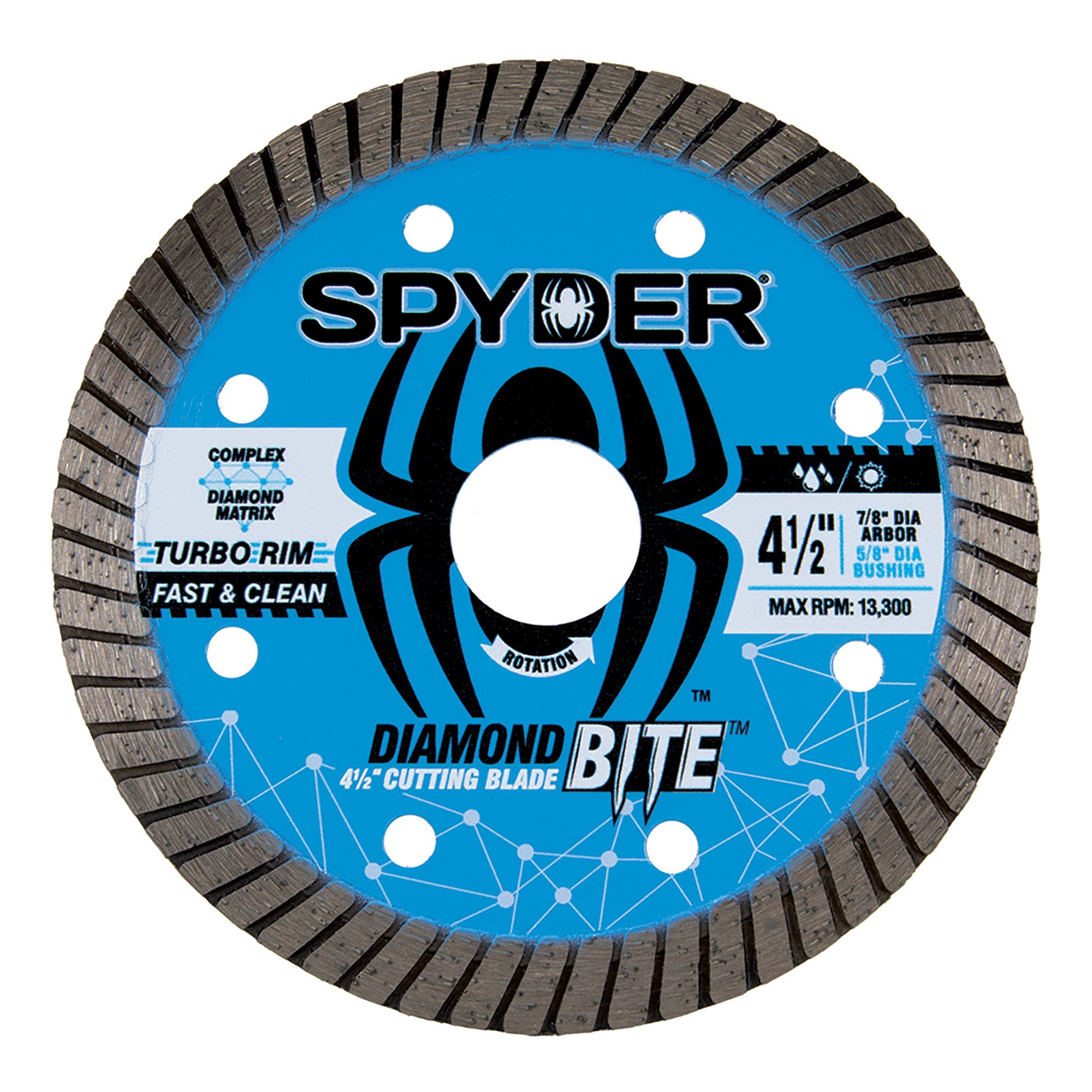 Spyder Turbo rim Cutting wheel 115mm x 25mm x 22mm