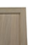 Square 2 panel Oak veneer Internal Door, (H)1980mm (W)686mm (T)40mm