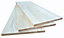 Square edge Clear pine Furniture board, (L)0.8m (W)300mm (T)18mm