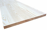 Square edge Clear pine Furniture board, (L)0.8m (W)400mm (T)18mm