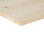 Square edge Knotty pine Furniture board, (L)0.8m (W)300mm (T)18mm