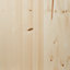 Square edge Knotty pine Furniture board, (L)0.8m (W)400mm (T)18mm