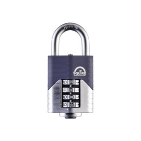 Squire Blue Boron steel Combination Padlock (H)94mm (W)46mm