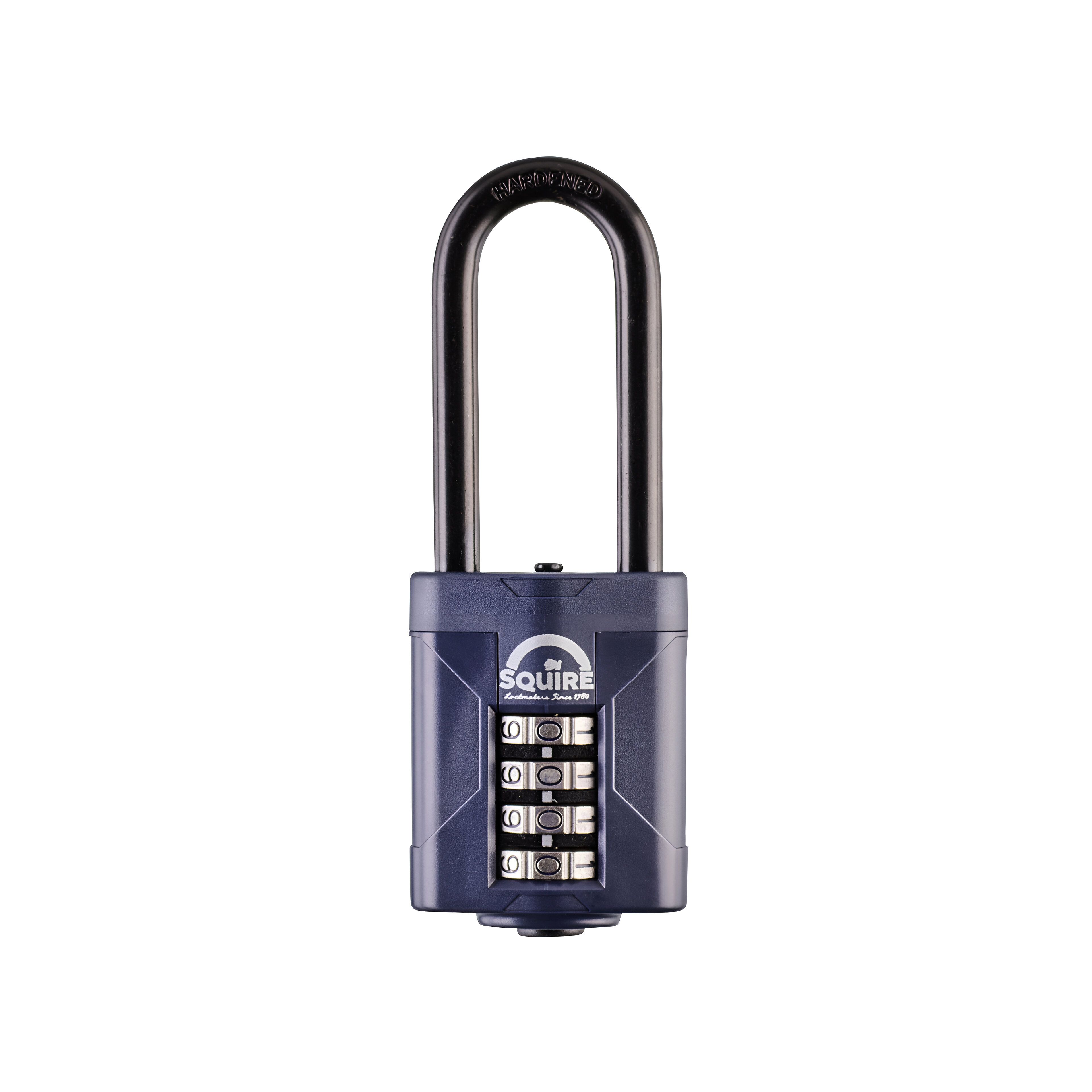 Squire Blue Steel Combination Padlock (H)130mm (W)48mm