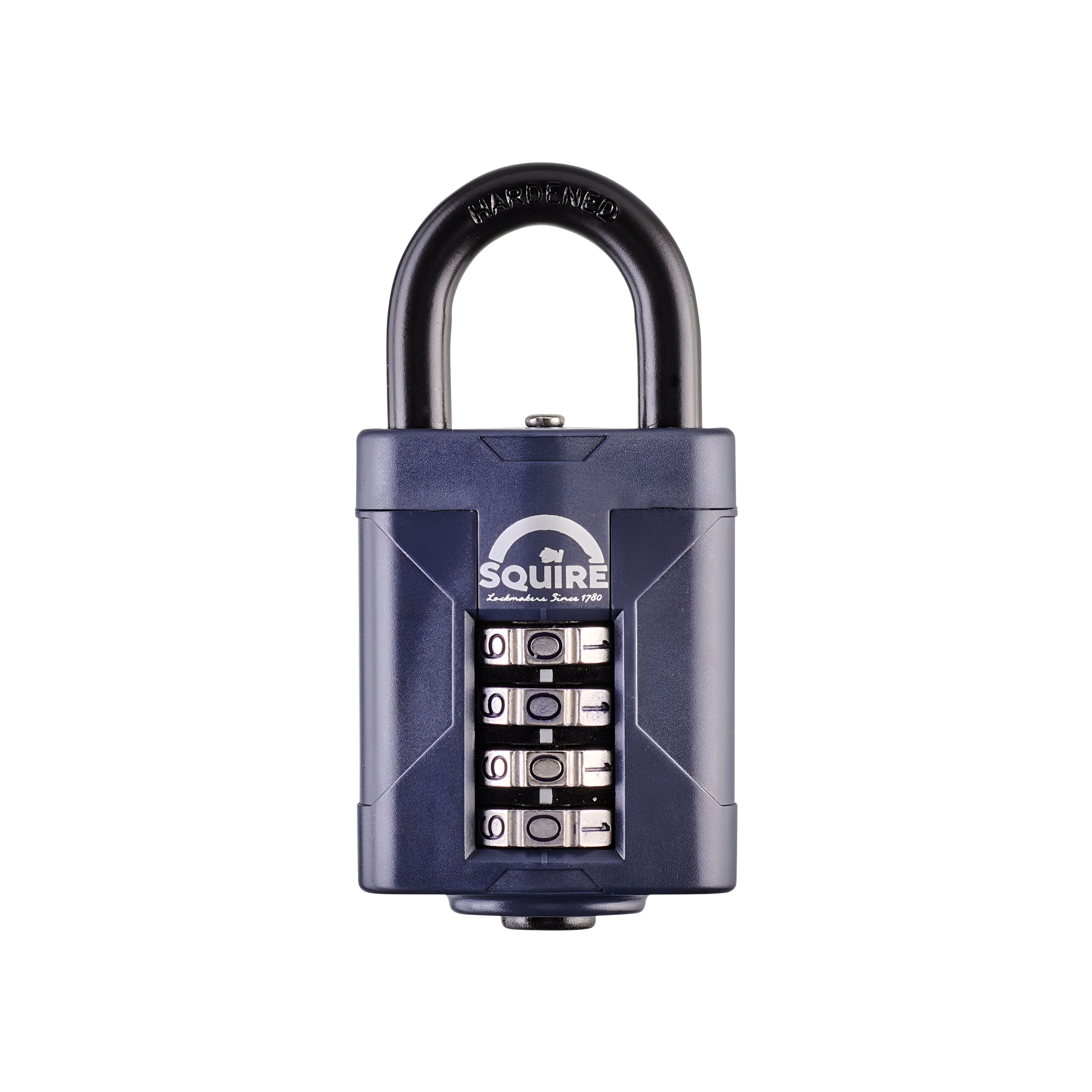 Squire Blue Steel Combination Padlock (H)94mm (W)48mm