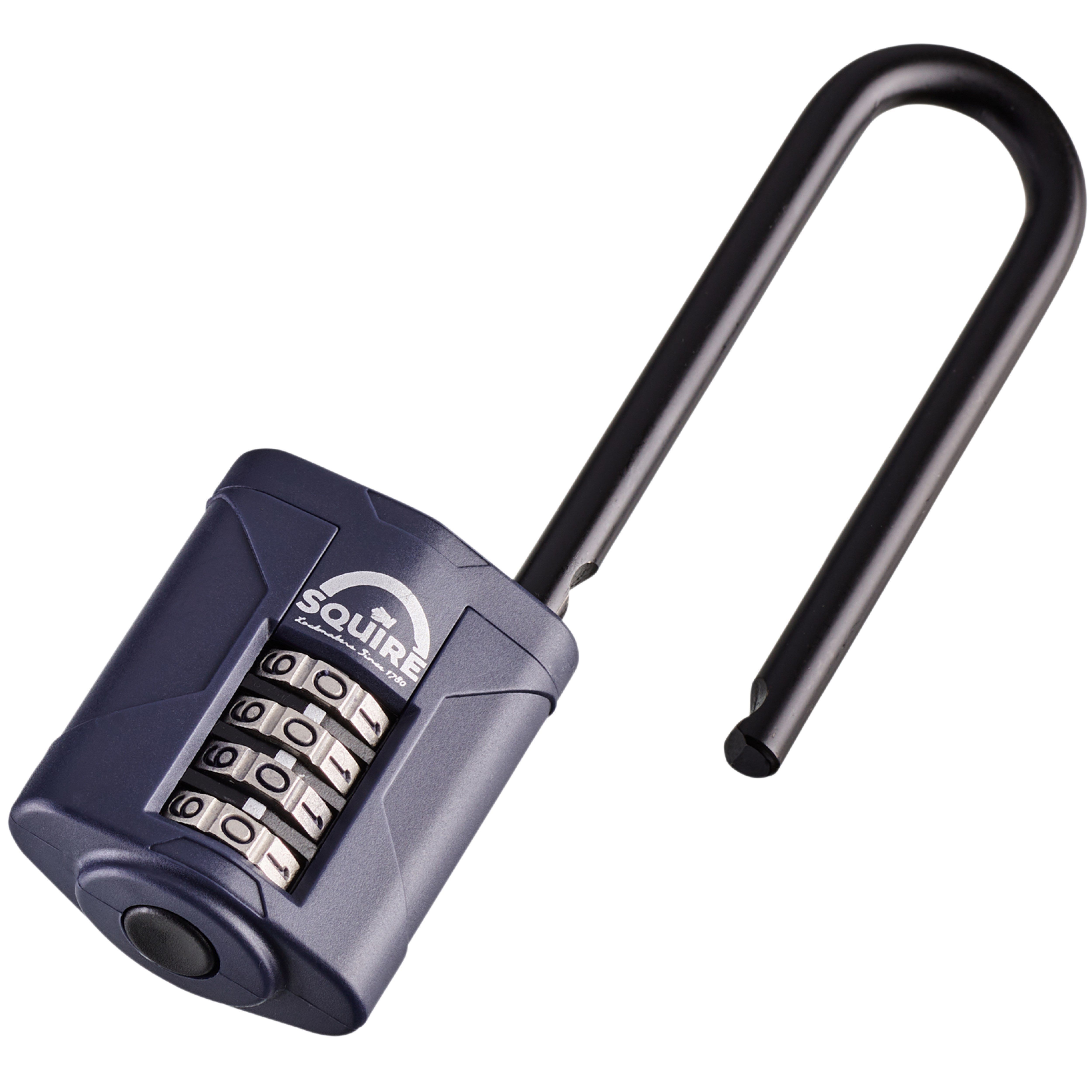Squire CP40/2.5 Blue Steel & zinc Combination Padlock (H)114mm (W)40mm