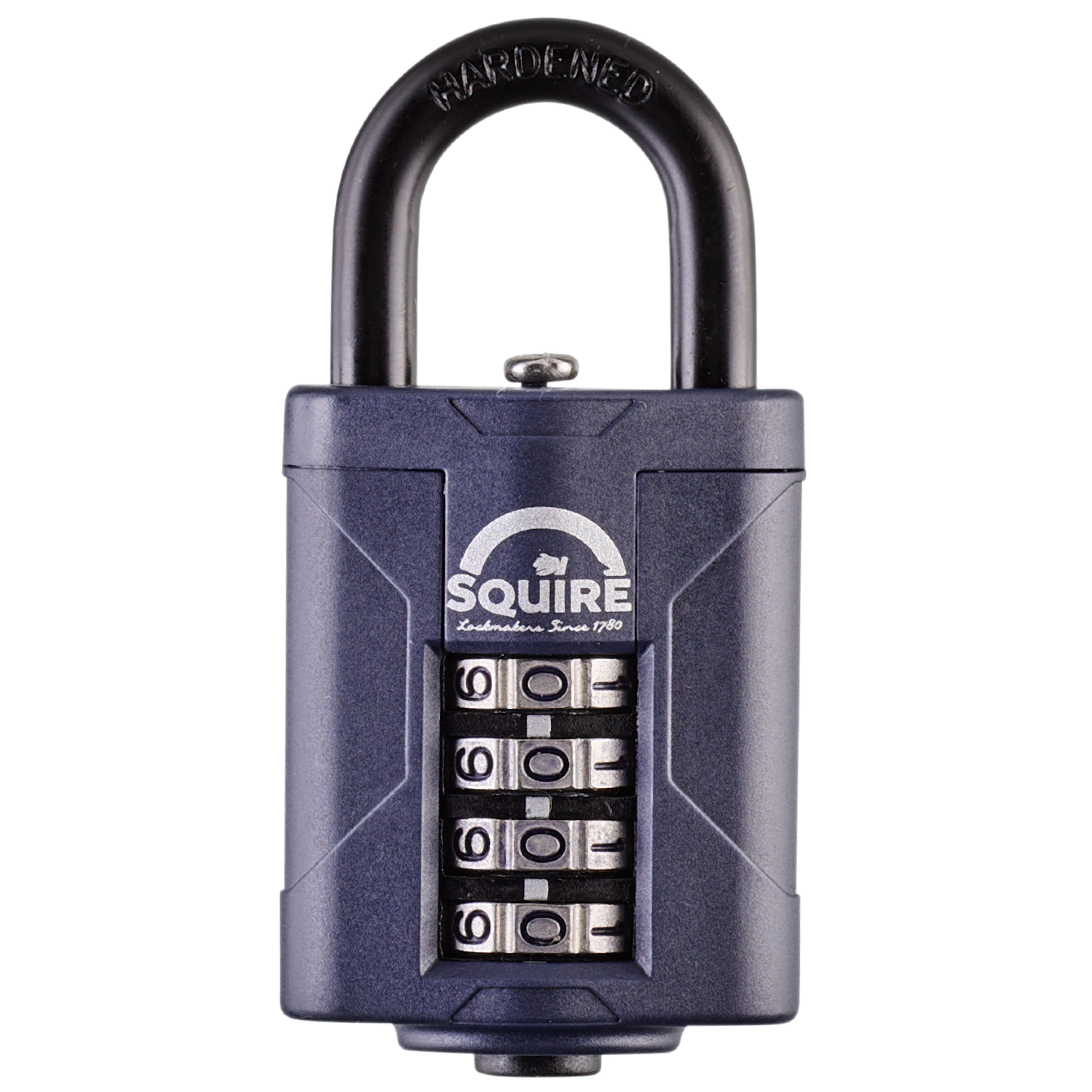 Squire CP40 Black Steel & zinc Combination Padlock (H)71mm (W)40mm
