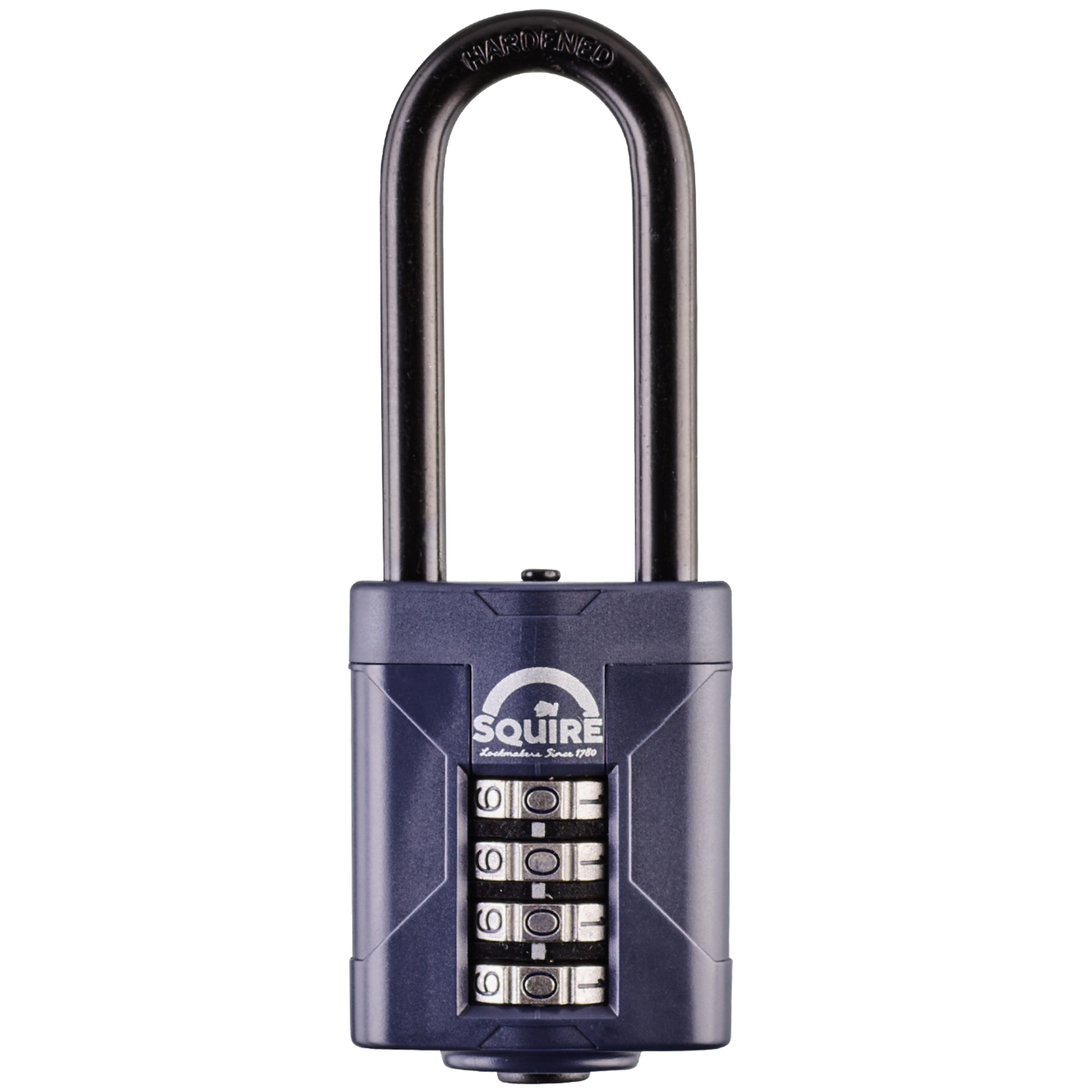 Squire CP50/2.5 Blue Steel Combination Padlock (H)130mm (W)50mm