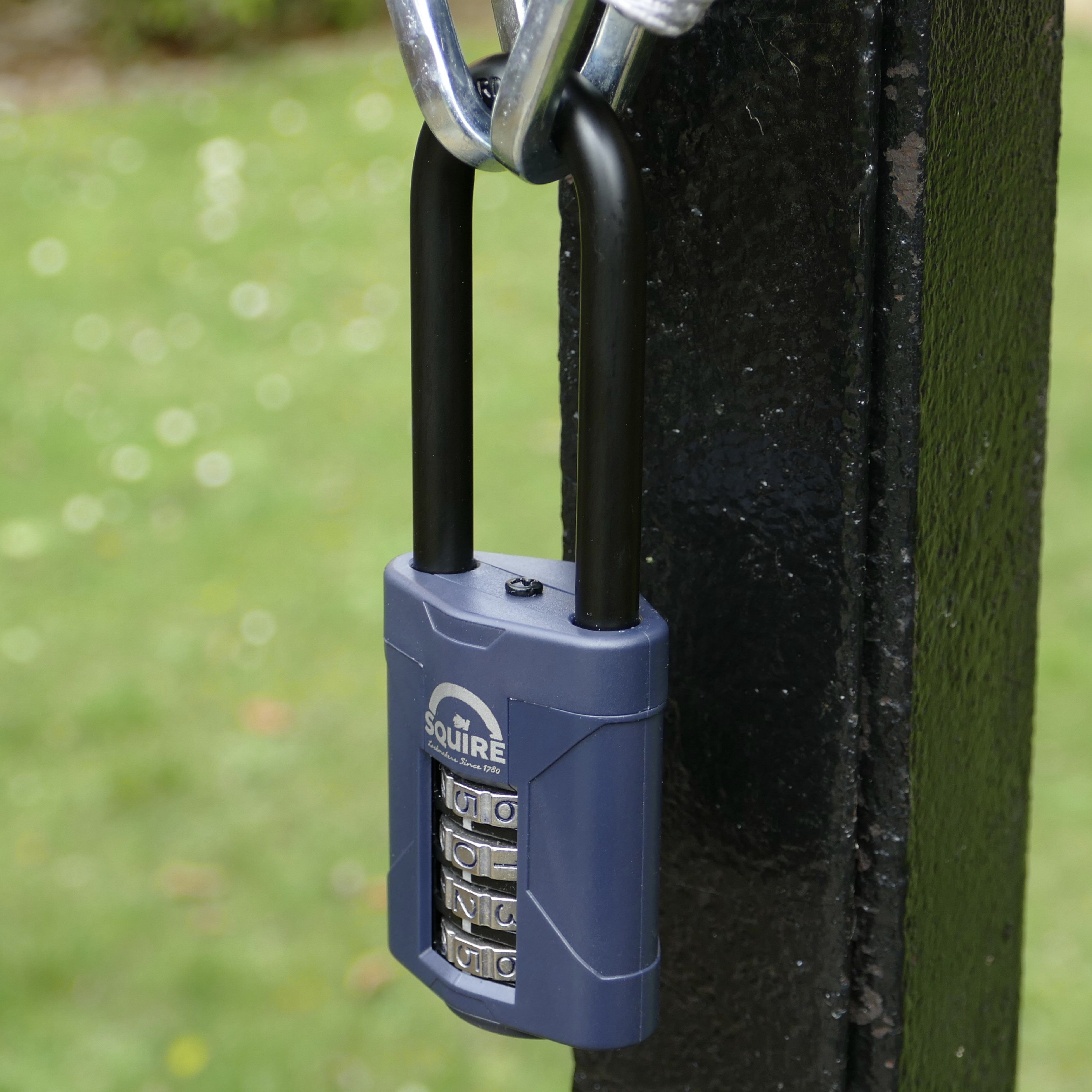 Squire CP50/2.5 Blue Steel Combination Padlock (H)130mm (W)50mm