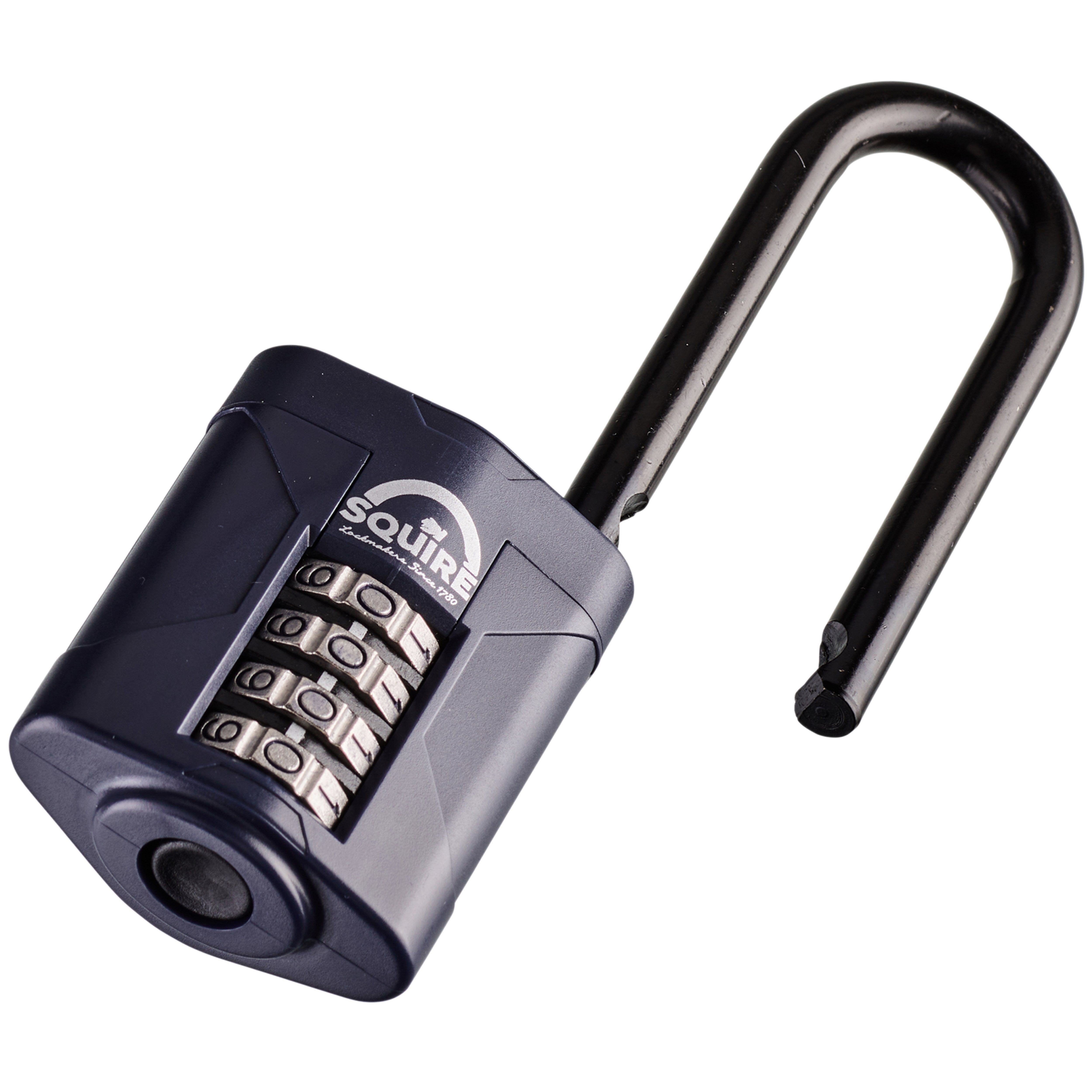 Squire CP50/2.5 Blue Steel Combination Padlock (H)130mm (W)50mm