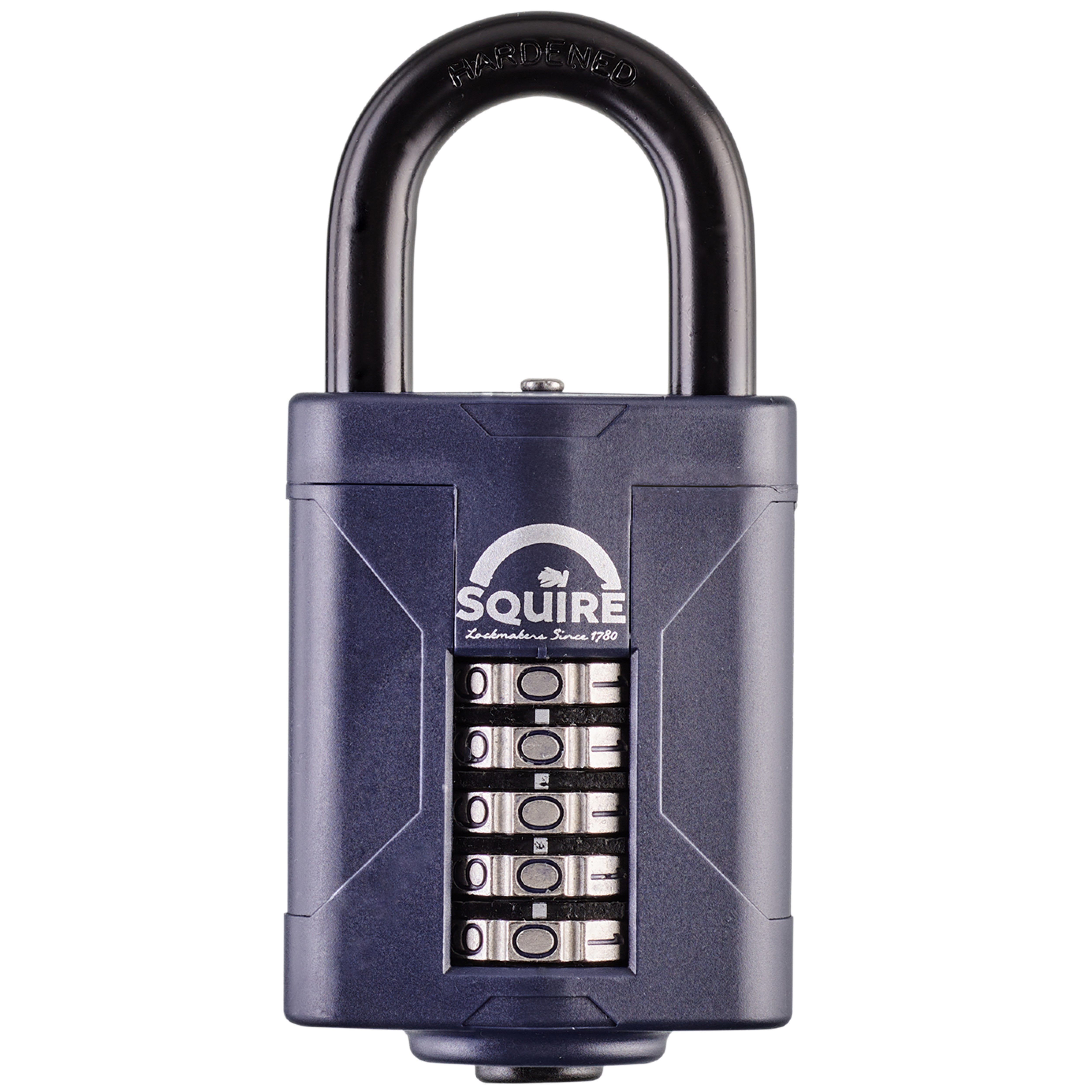 Squire CP60 Blue Stainless steel Combination Padlock (H)120mm (W)60mm