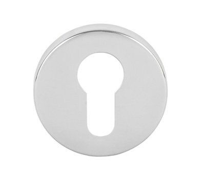Stainless steel Door escutcheon (Dia)54mm, Pack of 2
