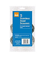 Stainless steel Scourer, Pack of 5