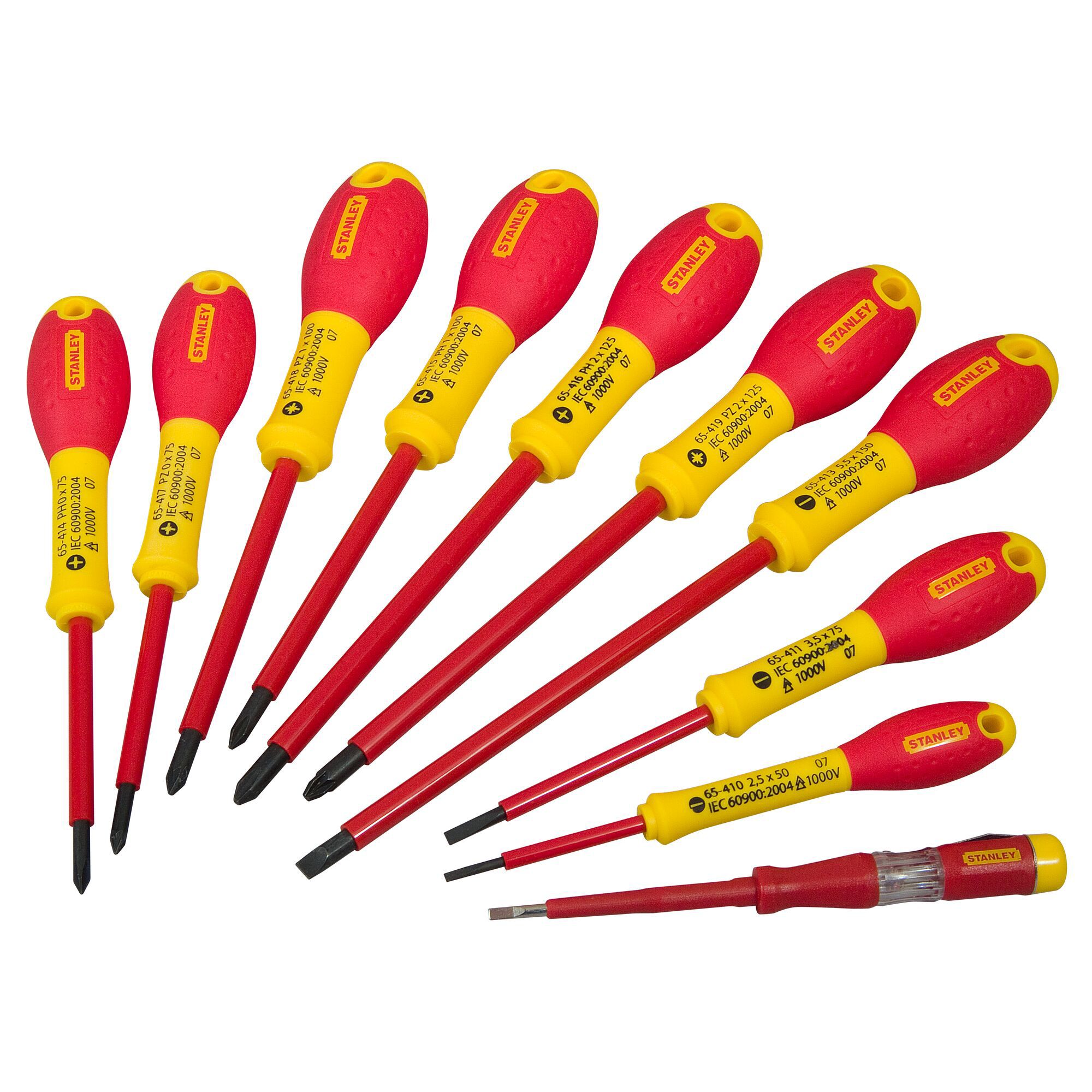 Stanley 10 piece Interchangeable Mixed Screwdriver set