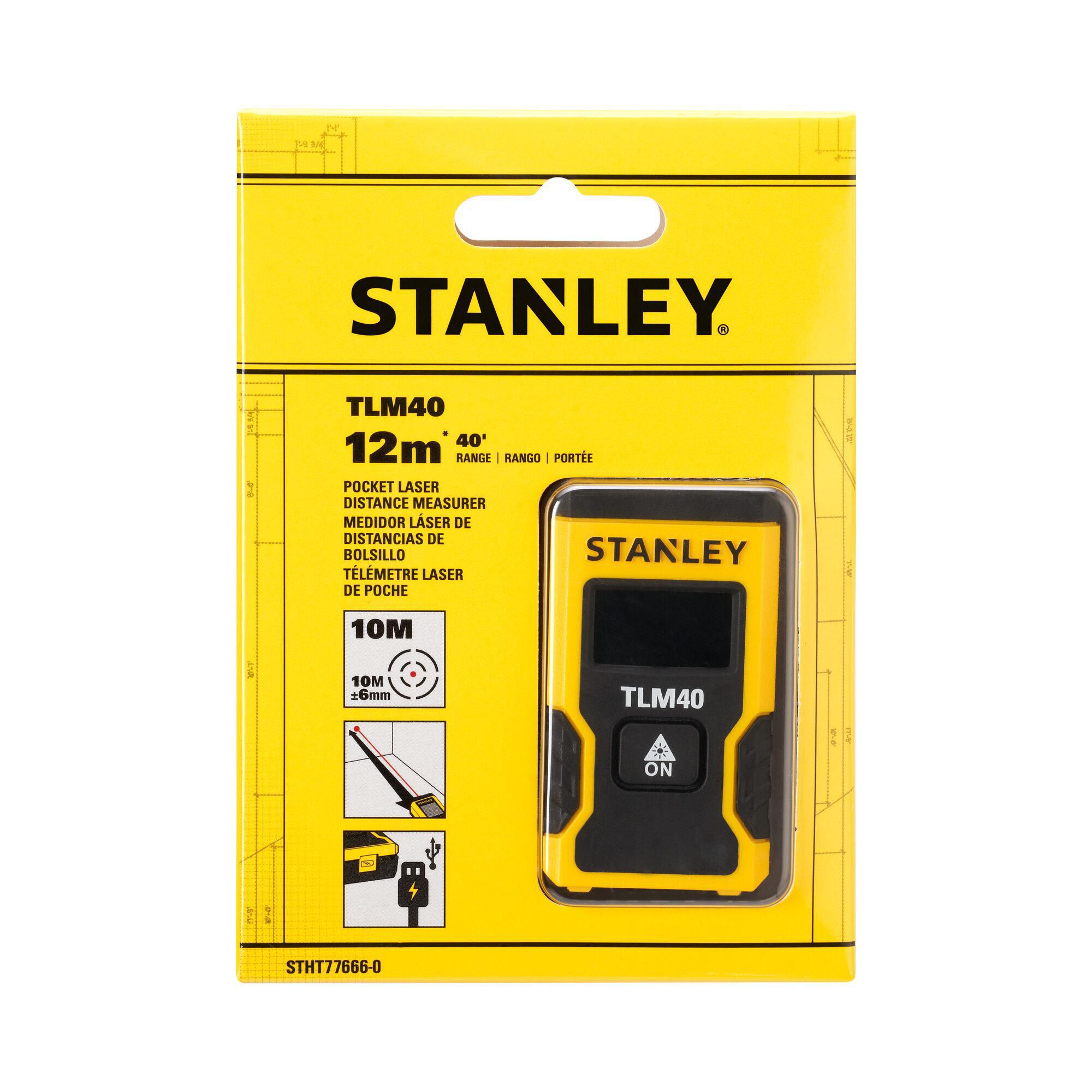 Stanley 12m Laser distance measurer - 5