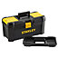 Stanley 16" Plastic 3 compartment Toolbox