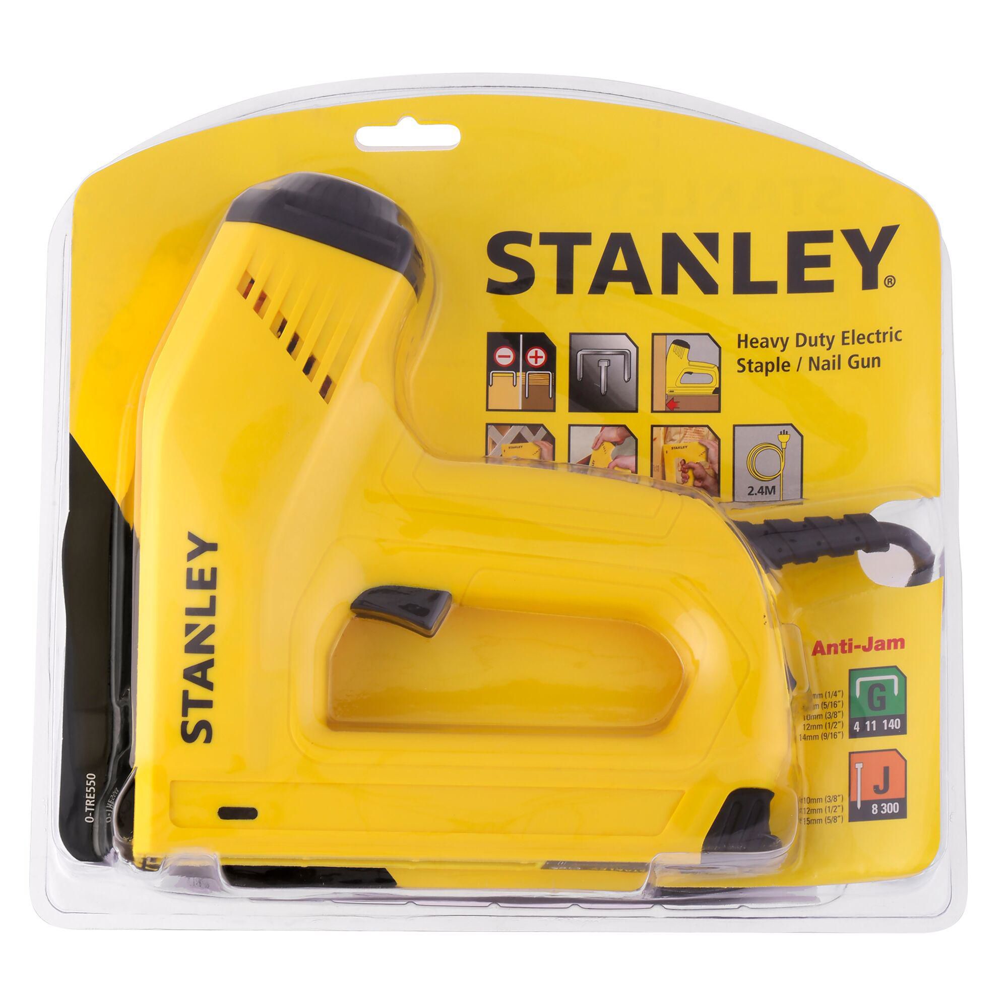 at 240V B&Q Corded | Stanley DIY Nailer 0-TRE550 15mm