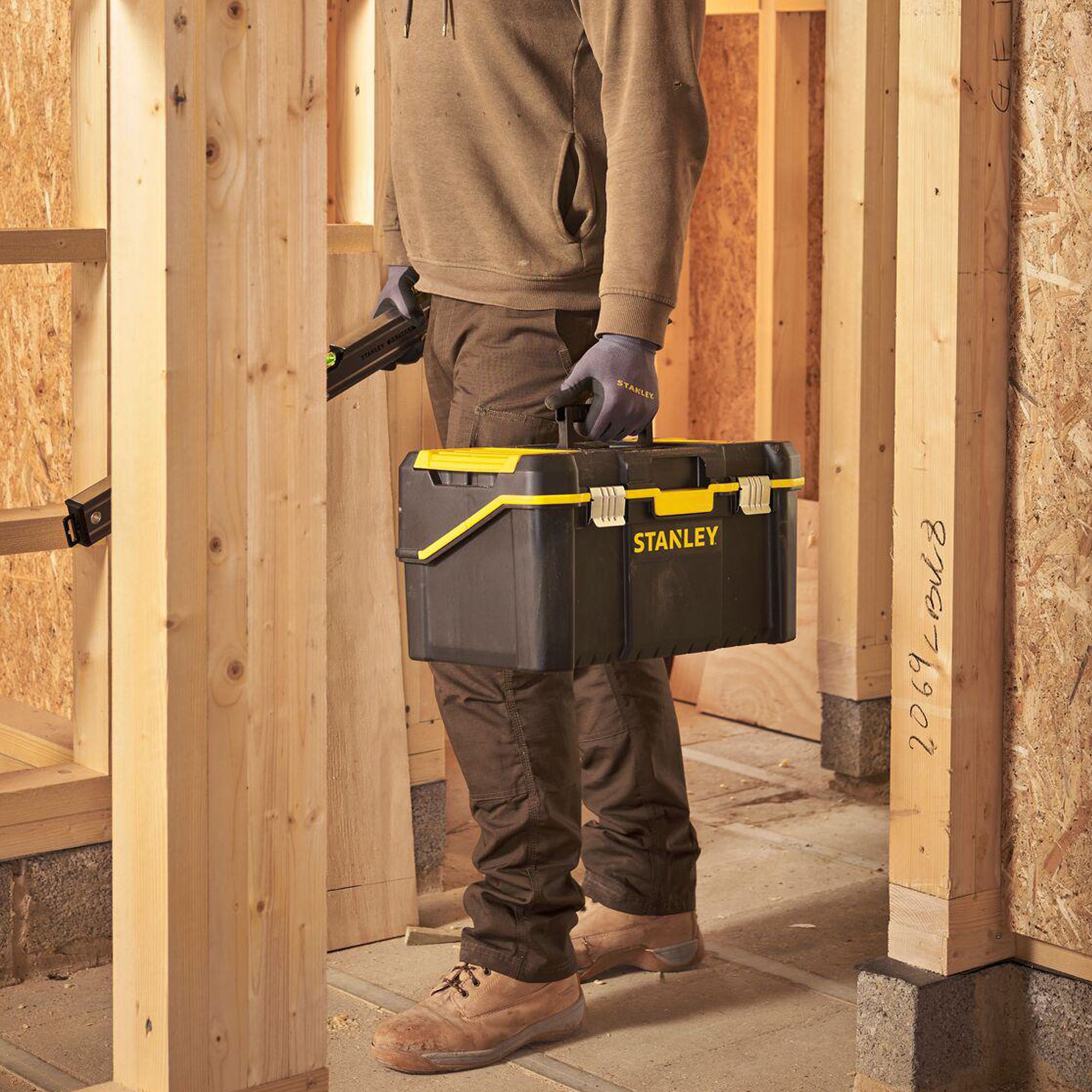 Stanley Black 19.29in Toolbox