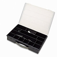 Stanley Black Organiser with 14 compartment
