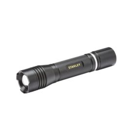 Stanley Black Rechargeable 650lm LED Battery-powered Torch
