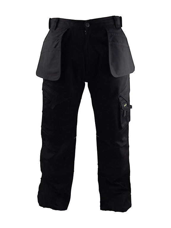 Stanley Colorado Black Trousers, W30″ L33″