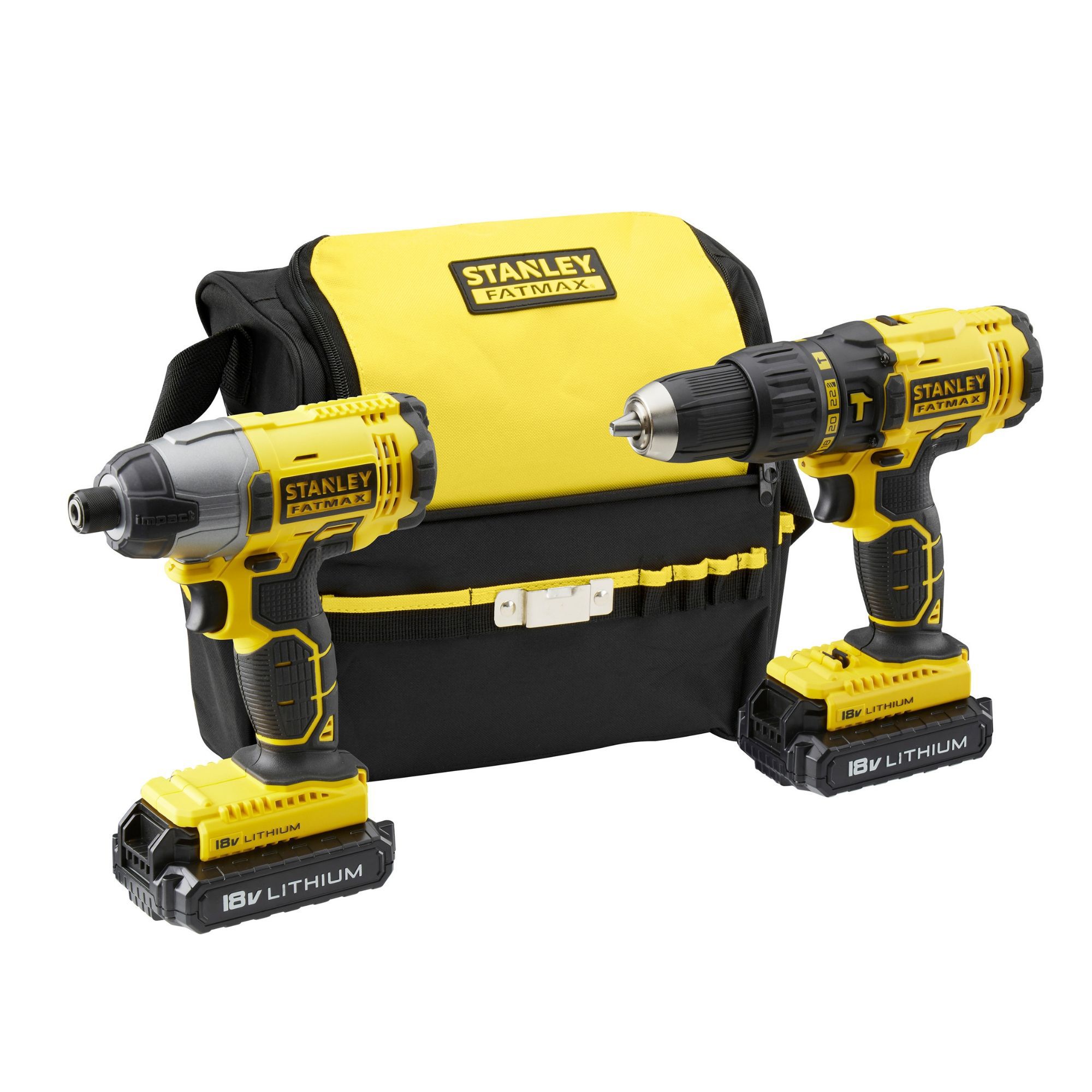 Stanley FatMax 18V 2 x 1.3 Li ion Cordless Combi drill impact