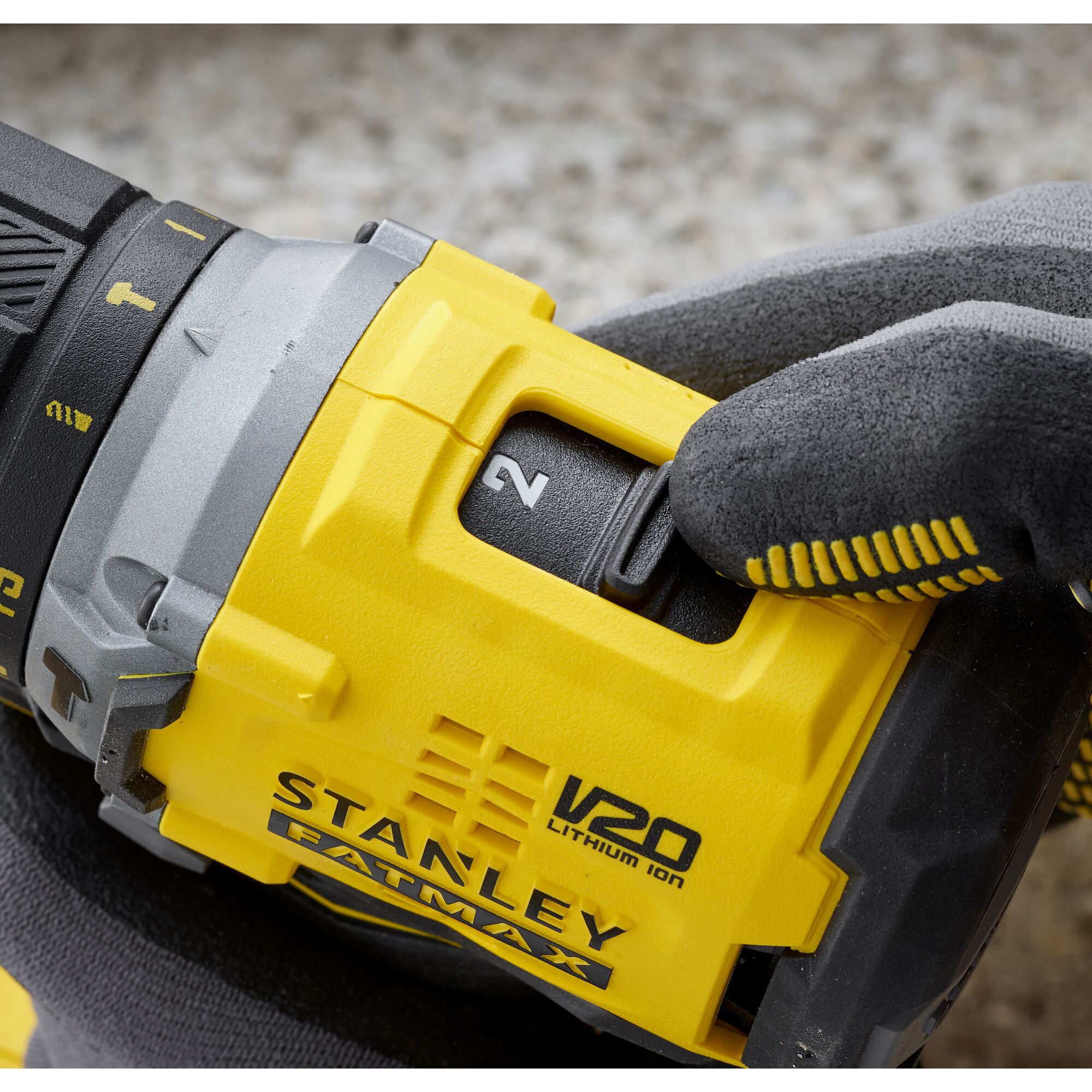 Stanley FatMax 18V Li ion Cordless Combi drill impact driver 2 x 2Ah SFMCK465D2S GB DIY at B Q