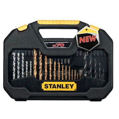 Stanley FatMax 70 piece Round Drill bit set - STA7184-BQGB