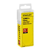 Stanley Medium duty Staples (H)12mm, Pack of 1000