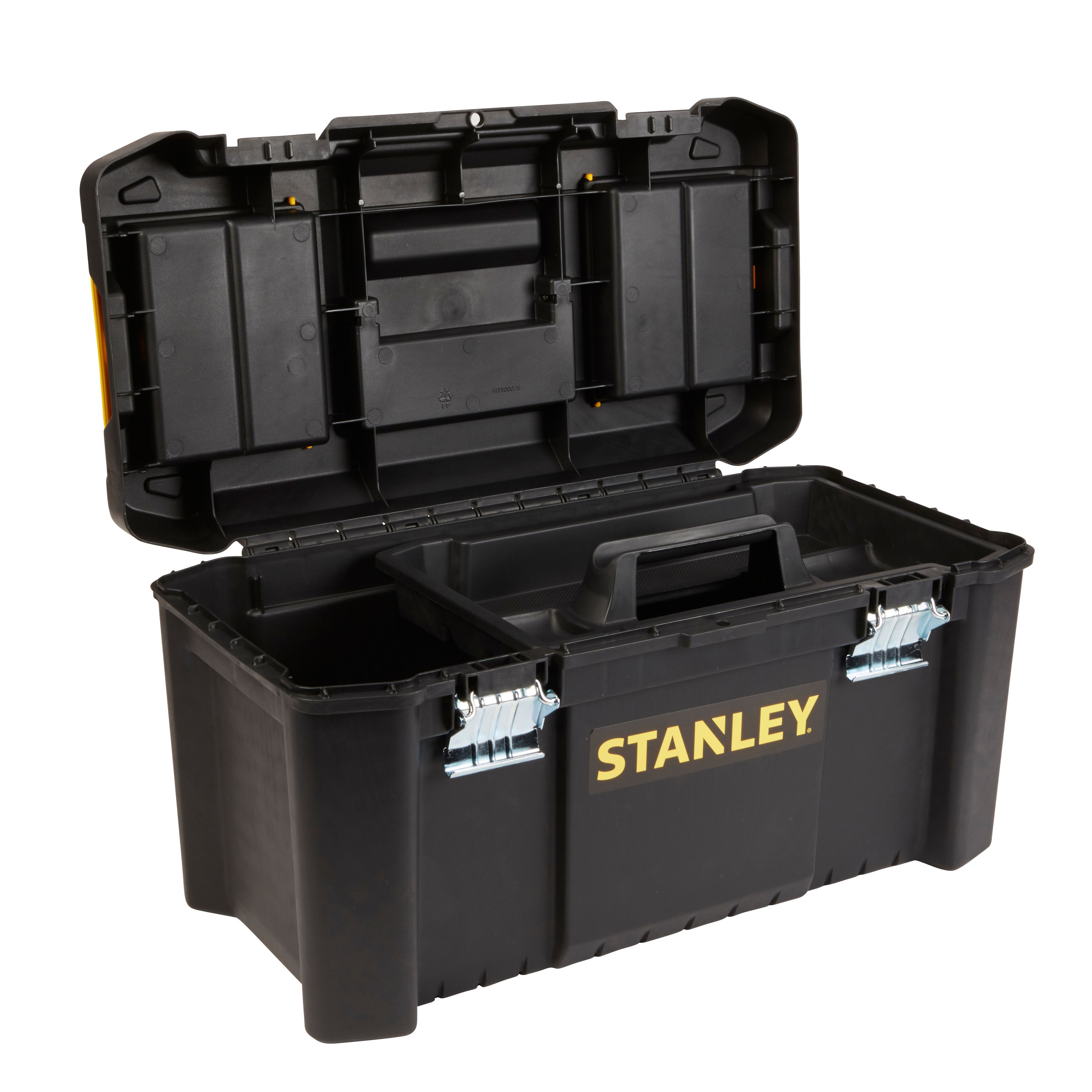 Stanley 19 Metal & Plastic 3 Compartment Toolbox