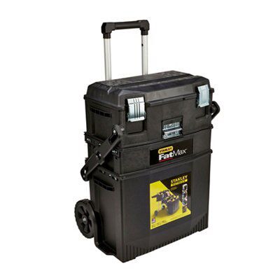 Stanley Polypropylene 3 compartment Toolbox (H)733mm (W)549mm