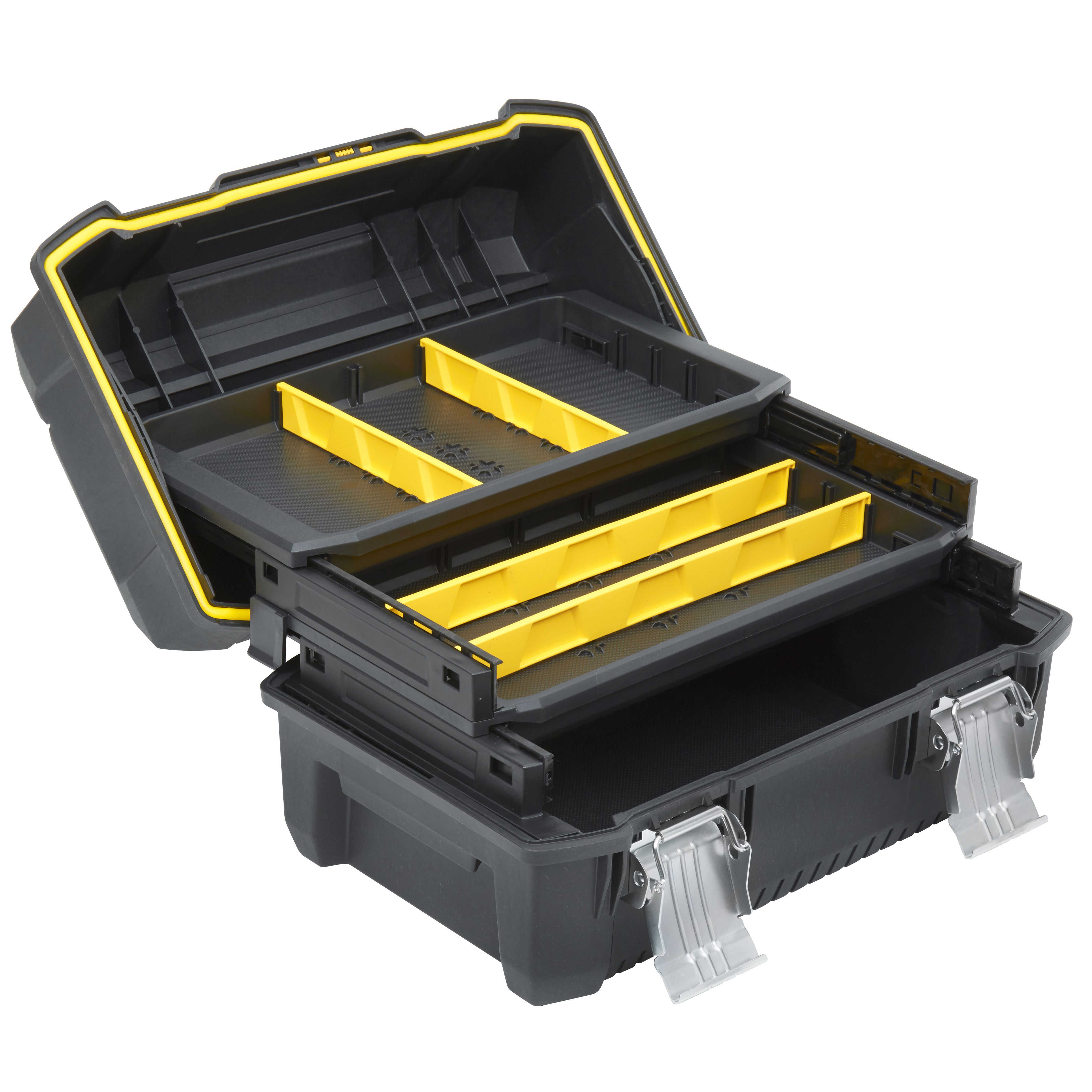 Stanley Metal & plastic Toolbox (L)584mm (H)222mm